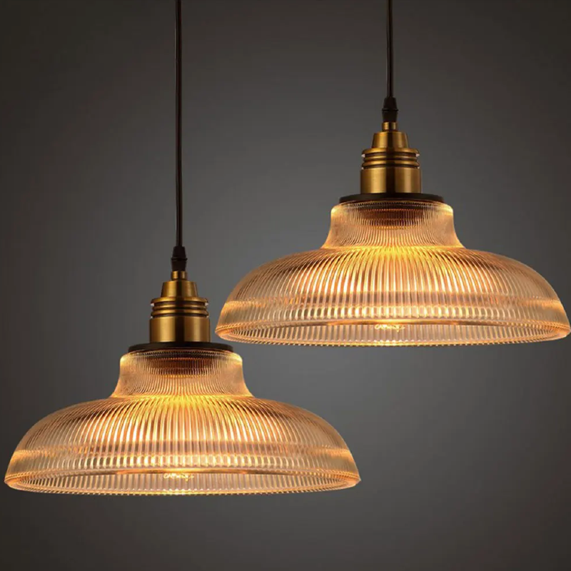 Retro Charm Glass Pendant Light Novus Decor