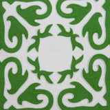 Traditional Green and White Accent Pillow 20"x20" - Novus Decor pillow