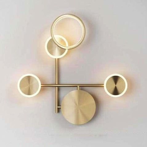 Circulos Brass Ring Wall lamp - Novus Decor Lighting